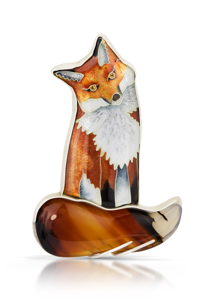 Fox Brooch